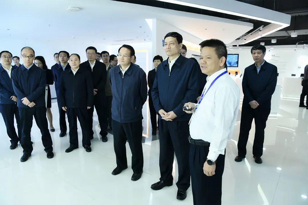 国家工信部部长肖亚庆一行莅临太古娱乐技术调研考察